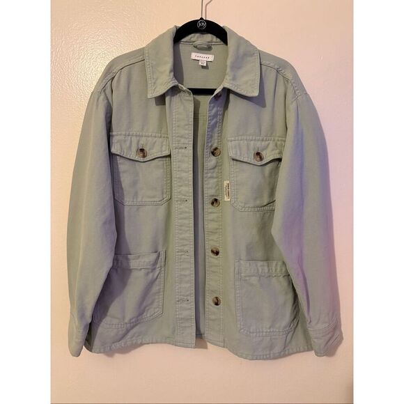 Topshop Oversized Shacket - Picture 2 of 5